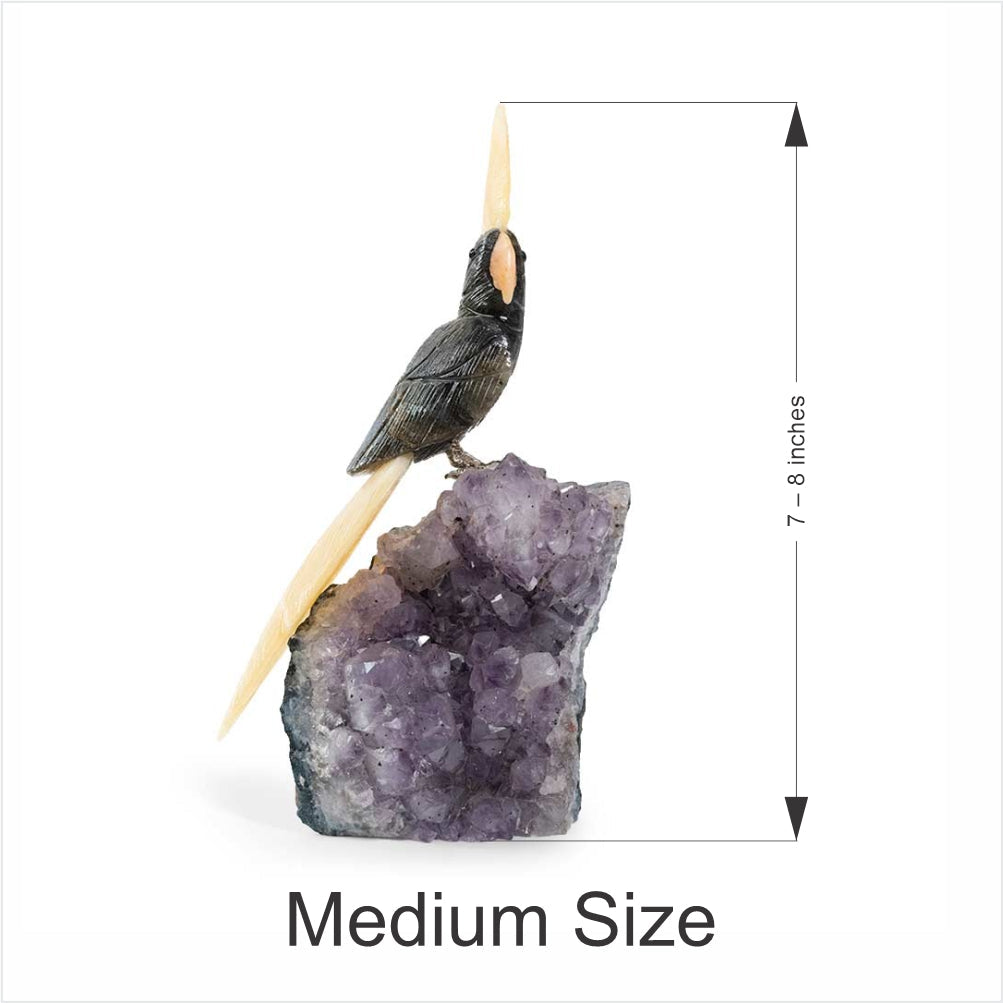 Crystal Bird For Luck & Fortune	(Medium Size)