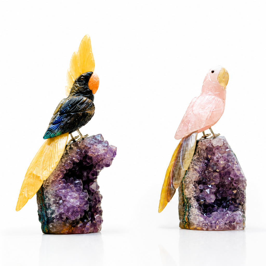 Combo of 2 crystal bird