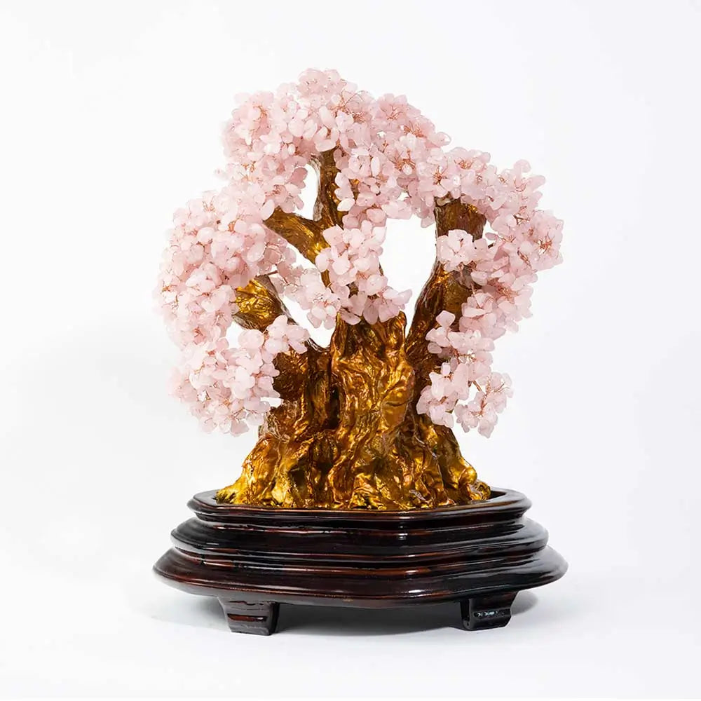 Rose Quartz Bonsai - The Tree of Love