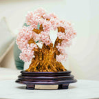 Rose Quartz Bonsai - The Tree of Love