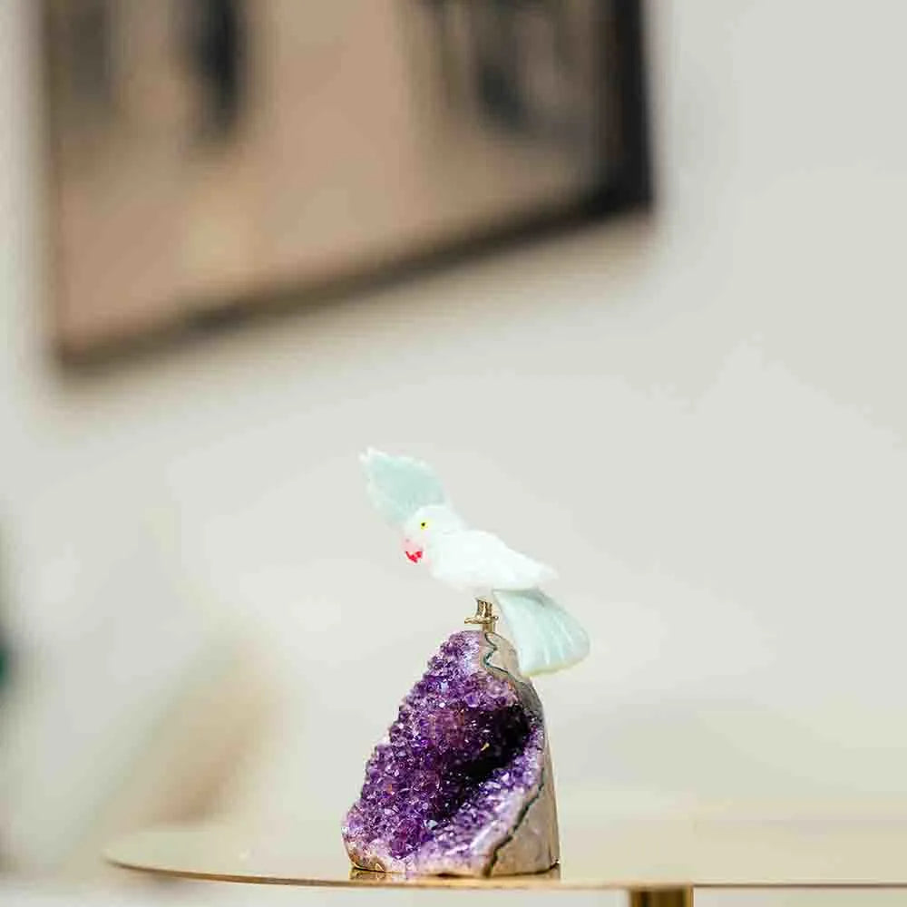 Crystal Bird For Luck & Fortune (Small Size)