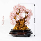 Rose Quartz Bonsai - The Tree of Love