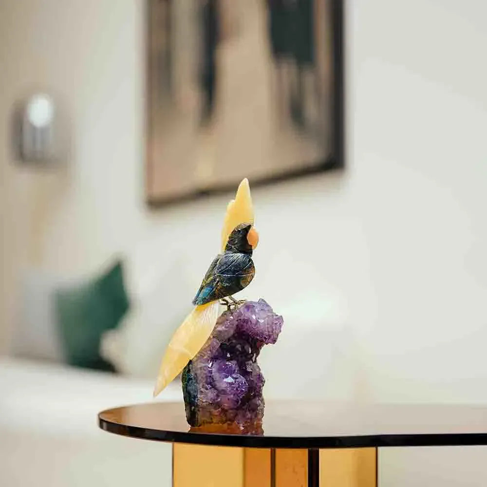 Crystal Bird For Luck & Fortune	(Medium Size)
