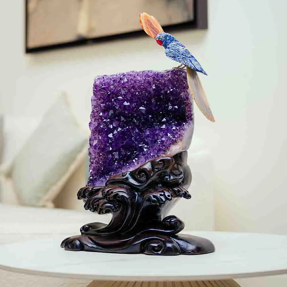 Crystal Bird For Luck & Fortune (Extra Large)